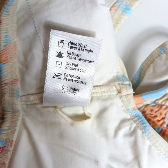 Anthropologie L Space Izzie Smocked Bikini Top - Picture 6 of 8